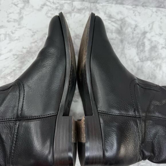 FRYE  Cara Roper Black Leather Ankle Boots - Women’s Sz 7.5 - Picture 6 of 16